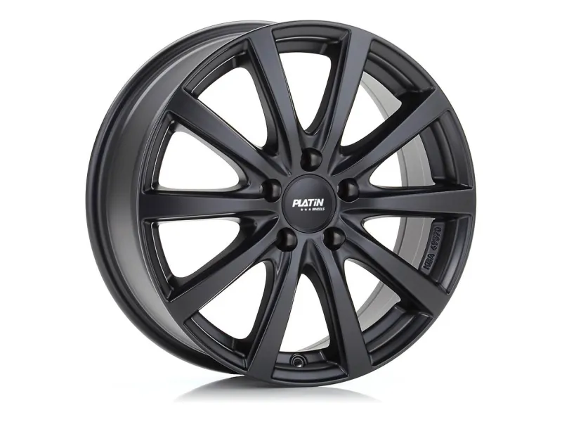 Platin P 69 schwarz matt – Schrägansicht