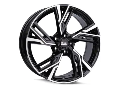 MAM RS5 black front polish – 3/4-Ansicht