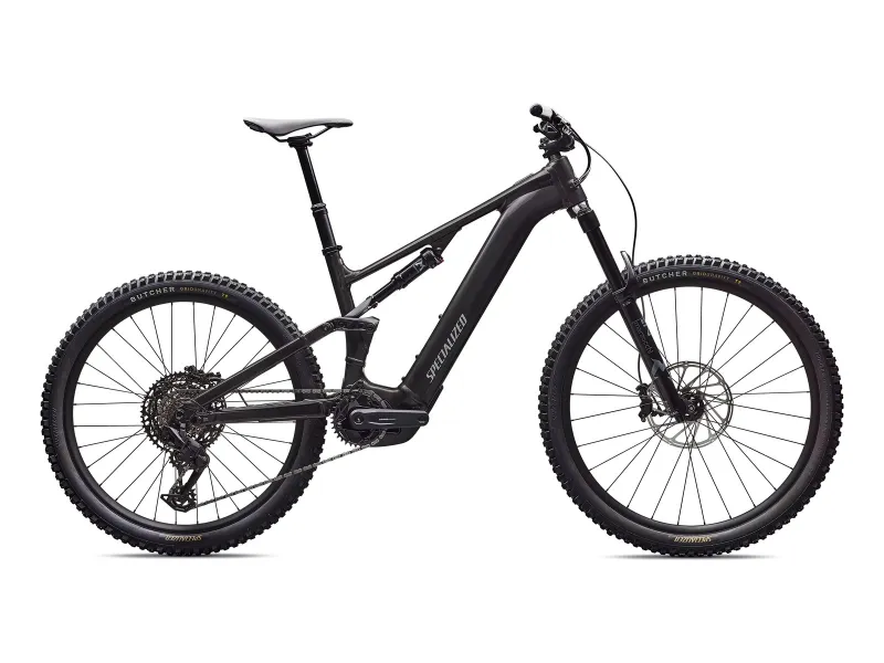 Specialized Turbo Levo 4 Alloy in Gloss Metallic Obsidian / Silver Dust (Schwarz metallic glänzend/Silber) – Seitenansicht rechts