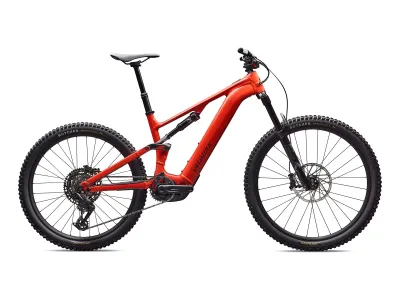 Specialized Turbo Levo 4 Alloy in Gloss Deep Orange / Deep Lake (Orange glänzend/Dunkelblau) – Seitenansicht rechts