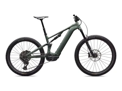 Specialized Turbo Levo 4 Alloy in Satin Cypress Metallic / Dark Moss Green (Grün metallic seidenmatt/Dunkelgrün) – Seitenansicht rechts
