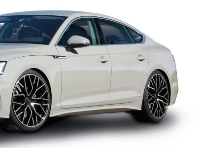 Carmani 20 Ludwig black polish – Montiert an einem Audi A5 Sportback
