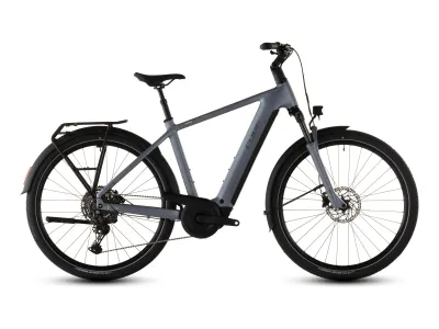 Cube Touring Hybrid Pro 800 in pearlgrey´n´grey (Perlgrau/Grau) – Seitenansicht rechts, Diamant