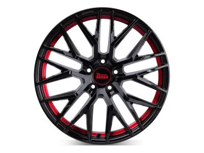MAM RS4 Black Painted Red Inside – Felge frontal