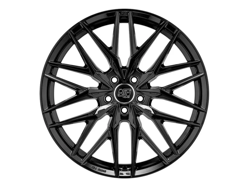 MSW 50 Gloss Black – Felge frontal