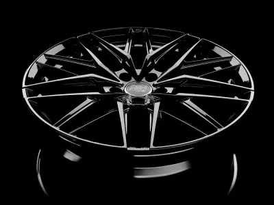 MSW 50 Gloss Black – Studioaufnahme liegend