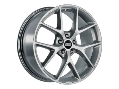 BBS SR himalaya-grau matt – Felge 3/4-Ansicht