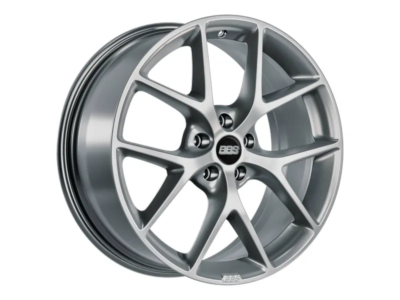 BBS SR himalaya-grau matt – Felge 3/4-Ansicht