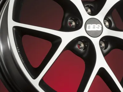 BBS SR vulcano-grau diamantgedreht – Speichen und Nabe im Detail