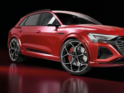 GMP Ultrivity black diamond – Montiert an einem roten Audi-SUV
