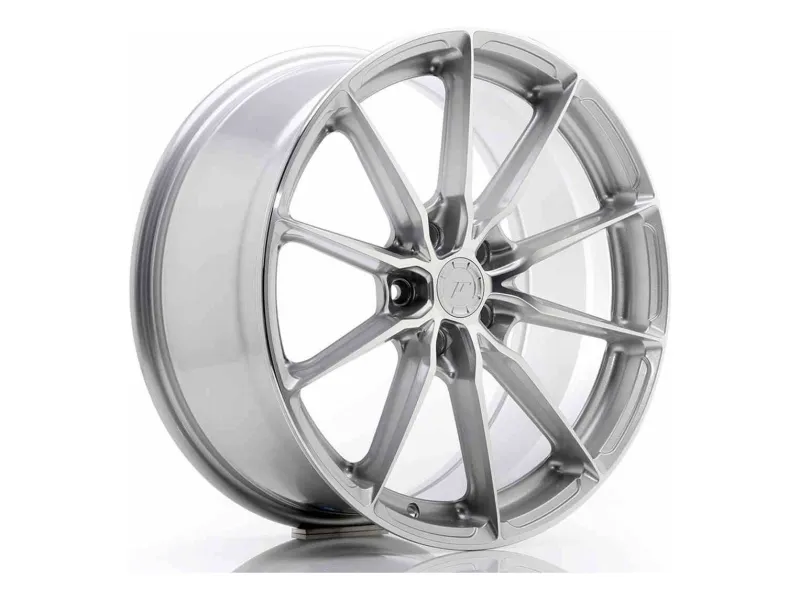 Japan Racing JR37 Silver Machined Face – 3/4-Ansicht