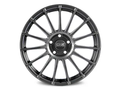 OZ Racing Superturismo LM Matt Graphite + Silver Lettering – Felge frontal