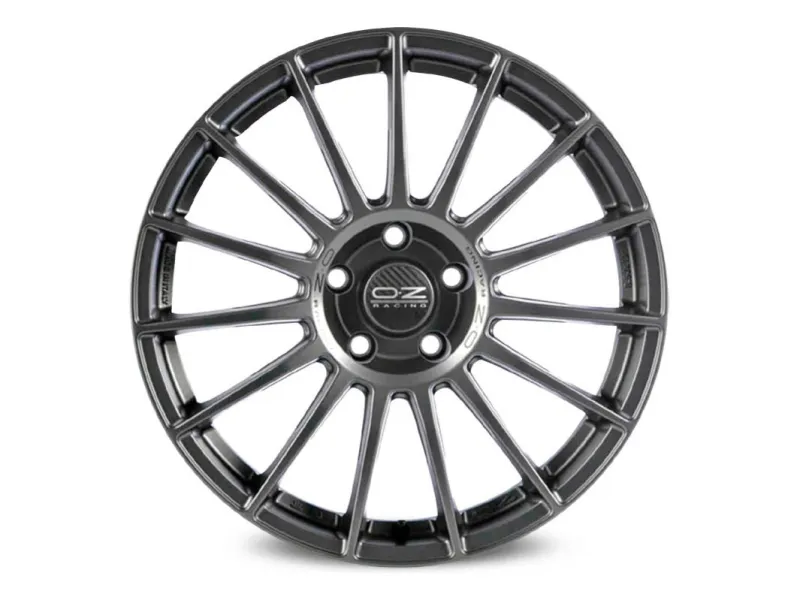 OZ Racing Superturismo LM Matt Graphite + Silver Lettering – Felge frontal
