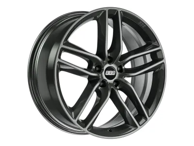 BBS SX kristall-schwarz – Felge 3/4-Ansicht