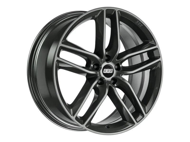 BBS SX kristall-schwarz – Felge 3/4-Ansicht