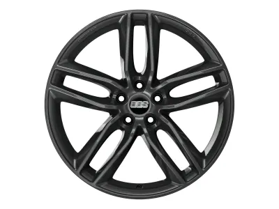 BBS SX kristall-schwarz – Felge frontal