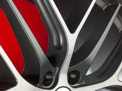 BBS CC-R graphit diamantgedreht matt – Detail der diamantgedrehten Speichen