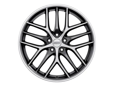 BBS CC-R graphit diamantgedreht matt – Felge frontal (19 Zoll)