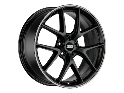 BBS CI-R schwarz matt – 3/4-Ansicht (19 Zoll)