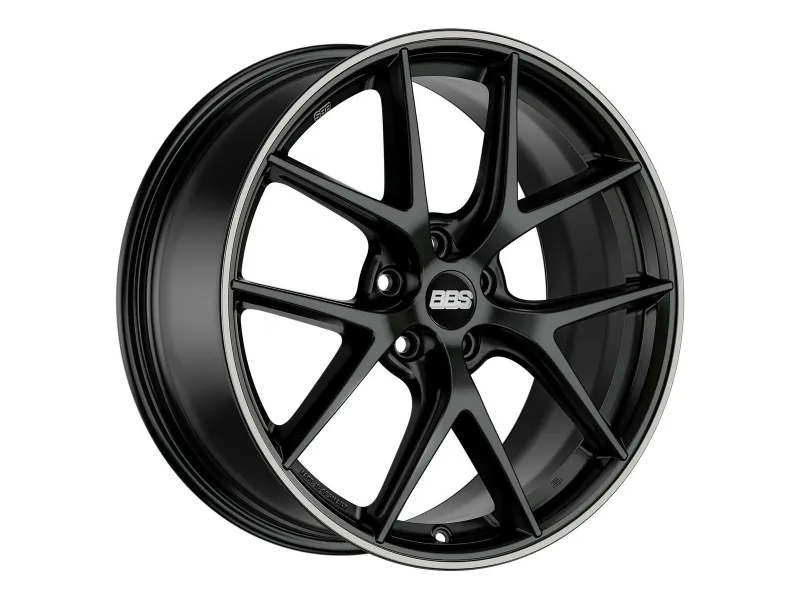 BBS CI-R schwarz matt – 3/4-Ansicht (19 Zoll)