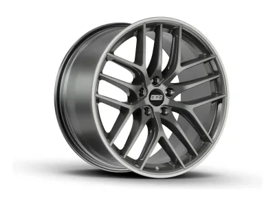 BBS CC-R platinum matt – Schrägansicht von der Seite
