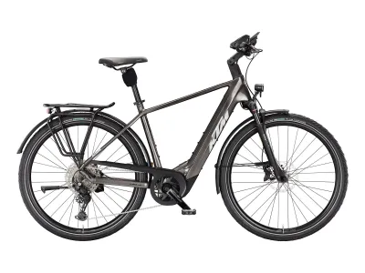 KTM Macina Style 820 in Machine Grey (Silver+Black) – Dunkelgrau mit Silber/Schwarz – Seitenansicht rechts, Diamant