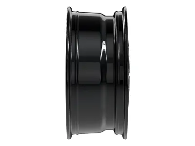 Rial Transporter 2 diamant-schwarz – Seitenansicht mit Felgenbett