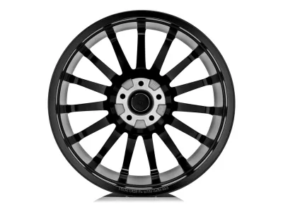 OZ Racing Superturismo Evoluzione Gloss Black + Red Lettering – Rückseite