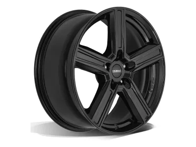 Dezent KG black – Seitliche Ansicht mit Felgenbett