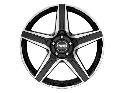 CMS C34 Diamond Black Gloss – Felge frontal
