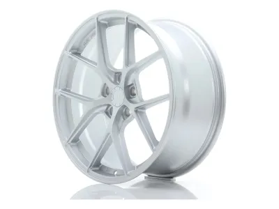 Japan Racing SL01 Matt Silver – Felge in 3/4-Ansicht rechts
