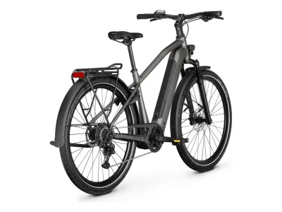 Kalkhoff Endeavour 3 Move in jetgrey matt (Grau matt) – 3/4-Ansicht hinten rechts, Diamant