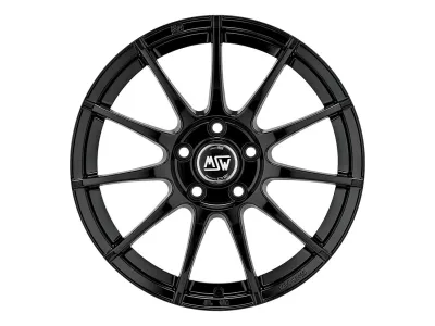 MSW 85 Gloss Black – Felge frontal