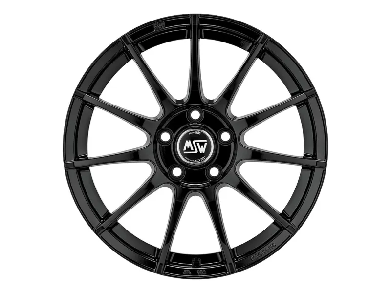 MSW 85 Gloss Black – Felge frontal