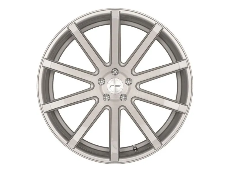 Corspeed Deville Silver-brushed-Surface – Felge frontal