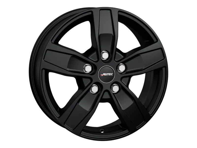 Autec Quantro schwarz matt – 3/4-Ansicht, 5-Loch