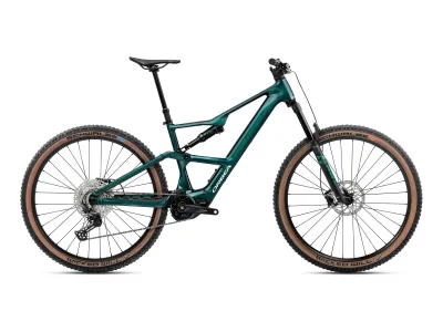 Orbea Rise SL H30 in Escape Green – Splash Ice Green, glänzend (Dunkelgrün/Eisgrün glänzend) – Seitenansicht rechts