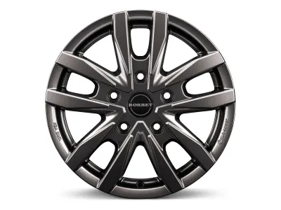 Borbet CW5 mistral anthracite glossy – Felge frontal, 16 Zoll