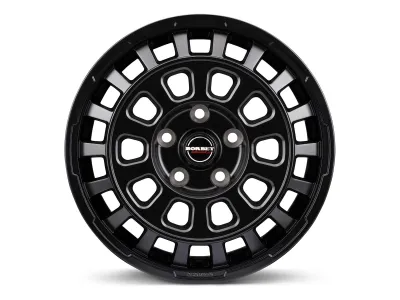 Borbet CW7 black matt – Felge frontal (Ausführung 7,5x18 Zoll)