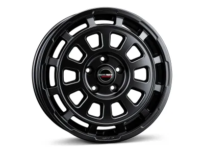 Borbet CW7 black matt – 3/4-Ansicht (Ausführung 7x17 und 8x18 Zoll)
