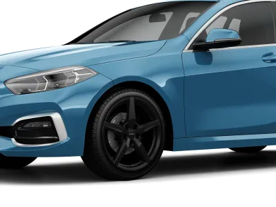 Ronal R69 jetblack-matt – Vorderrad am BMW 1er