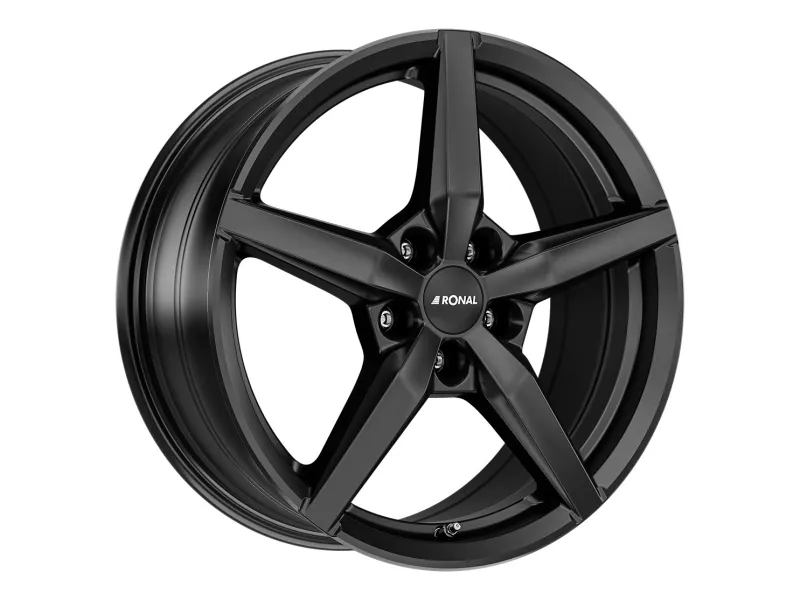Ronal R69 jetblack-matt – 3/4-Ansicht