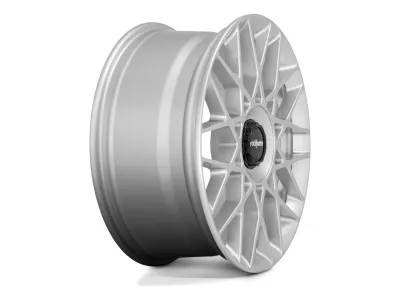 Rotiform BLQ-C Silver – Felge seitlich mit Felgenbett