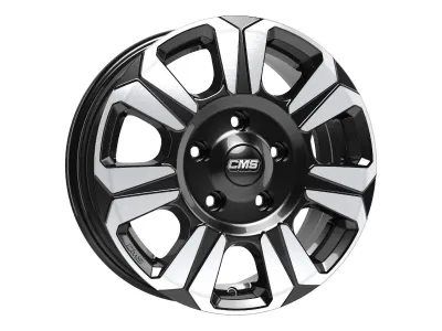 CMS C31 Heavy Duty Diamond Black Gloss – Schrägansicht