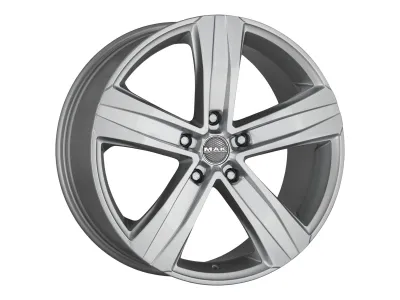 MAK Stone 5 silver – Felge frontal, leicht schräg
