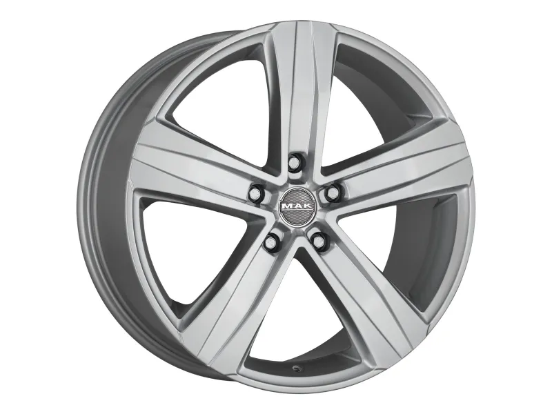 MAK Stone 5 silver – Felge frontal, leicht schräg