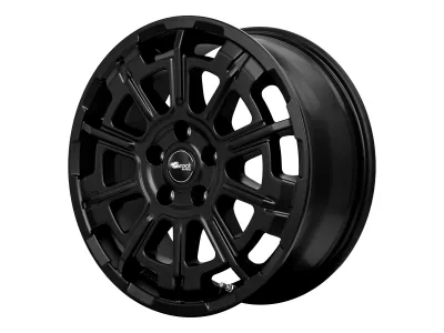 Brock B45 Satin Black Matt – 3/4-Ansicht rechts (5-Loch)