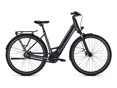 Kalkhoff Image L Season in diamondblack glossy (Schwarz glänzend) – Seitenansicht rechts, Tiefeinsteiger