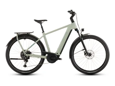 Cube Kathmandu Hybrid ONE 800 in pea´n´green (Pastellgrün) – Seitenansicht rechts, Diamant