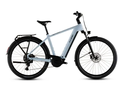 Cube Touring Hybrid ONE 600 in glacier´n´reflex (Eisblau) – Seitenansicht rechts, Diamant
